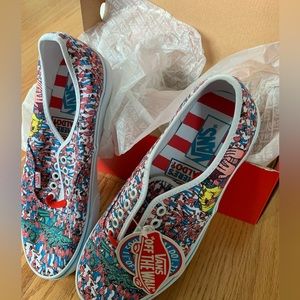 Vans x Where’s Waldo Limited Edition Authentic Textile - Never Worn